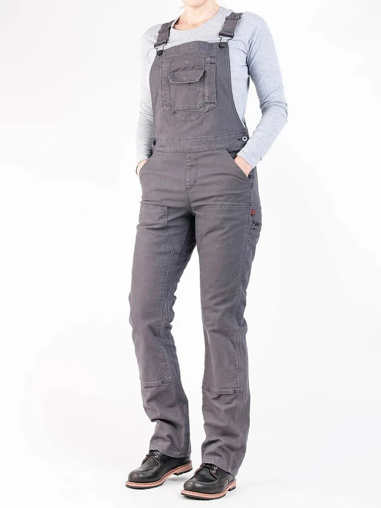Women's Stretch Canvas Work Bib Overalls