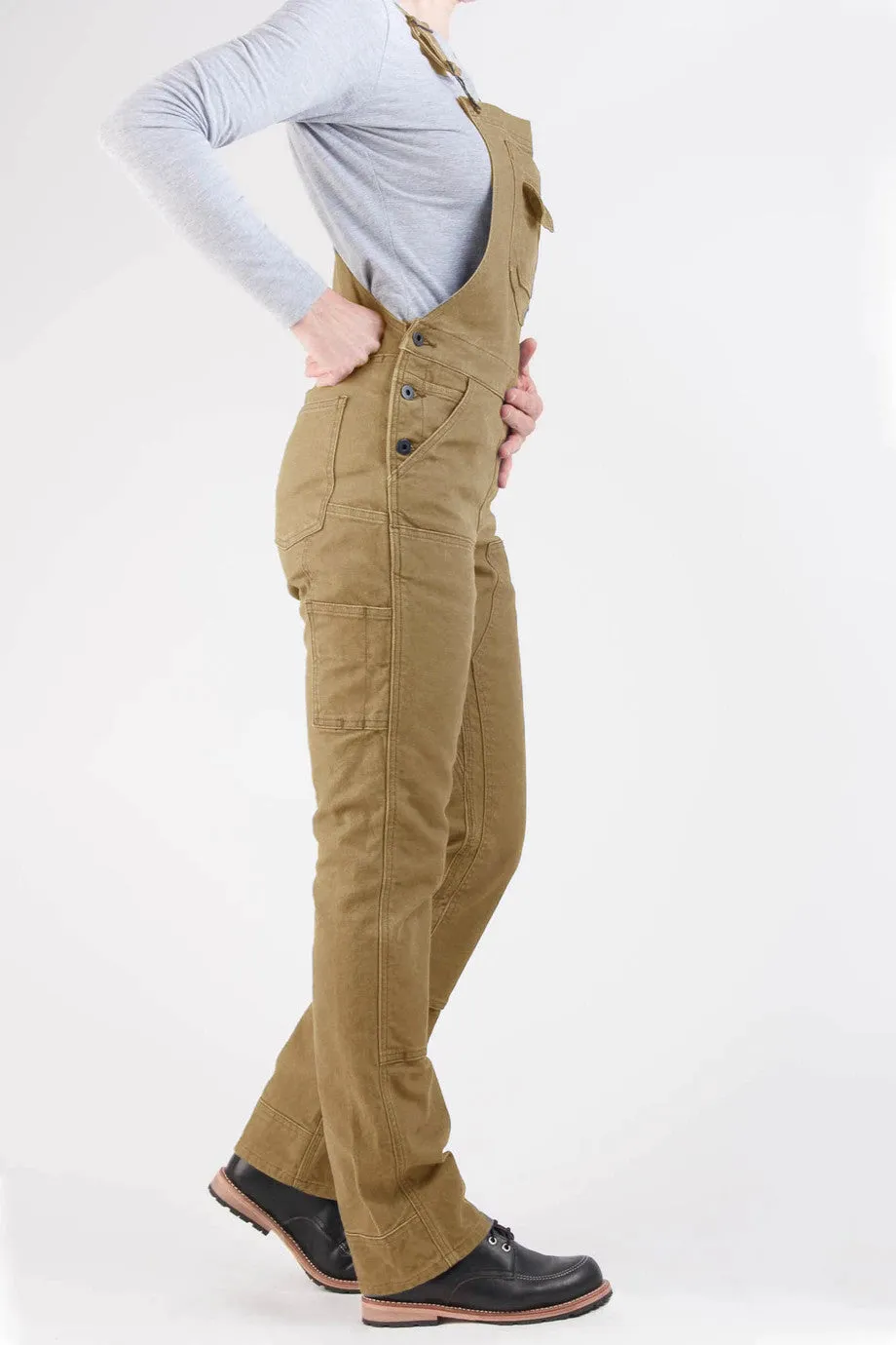 Women's Stretch Canvas Work Bib Overalls