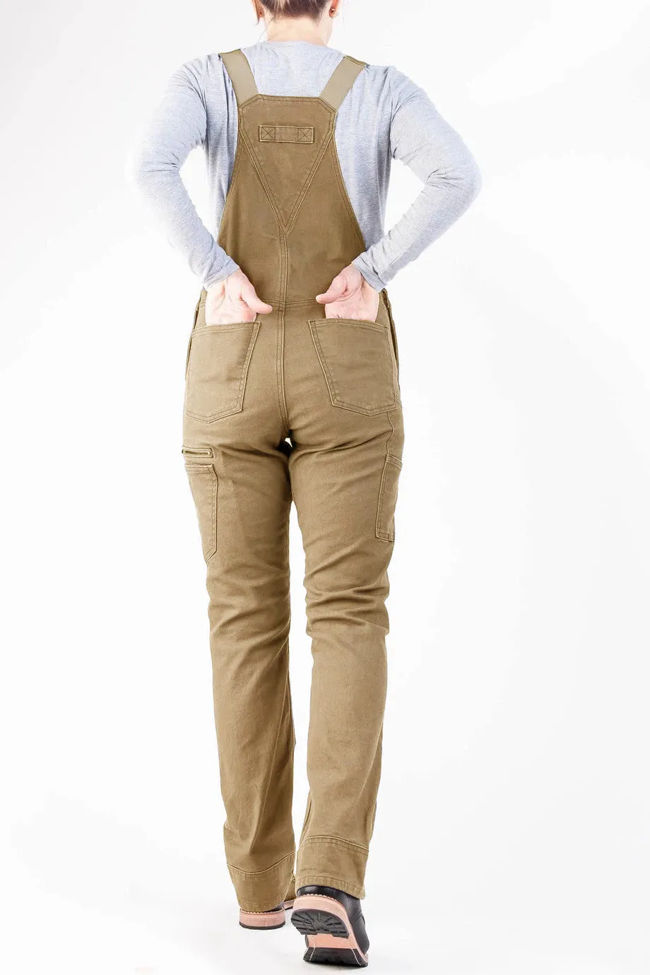 Women's Stretch Canvas Work Bib Overalls