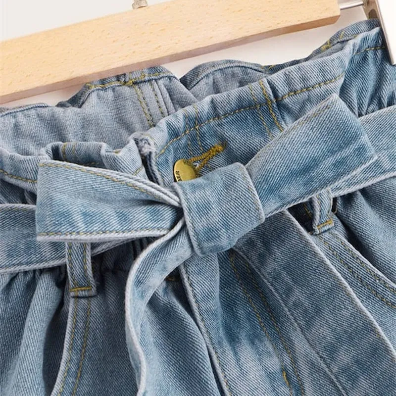Women's Summer High-Waist Denim Shorts