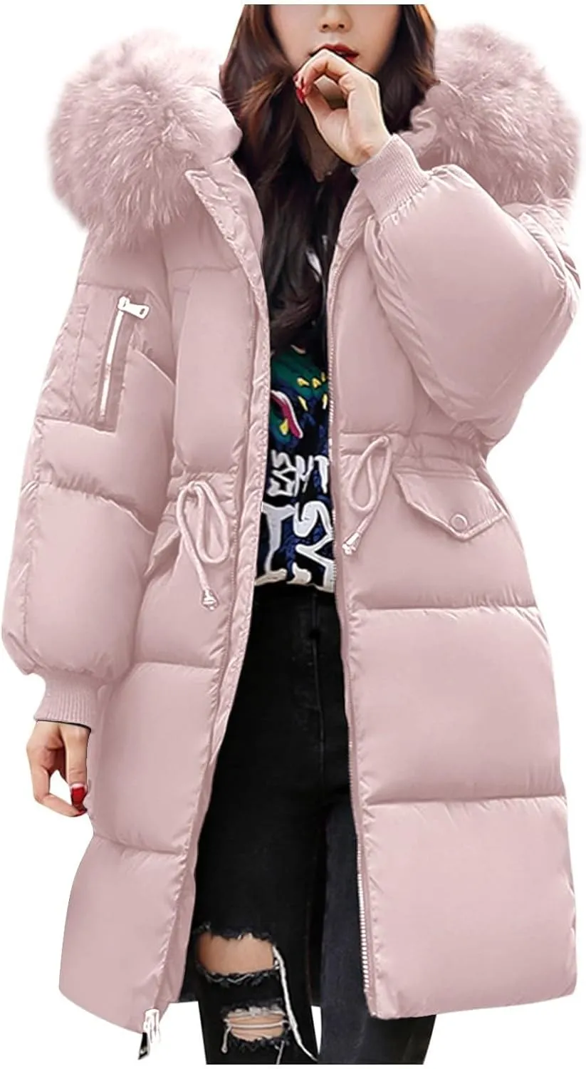 Women's Warm Winter Coats Oversized Shearling Fleece Fleece Jackets Outerwear Windproof Windbreaker Hooded Coats