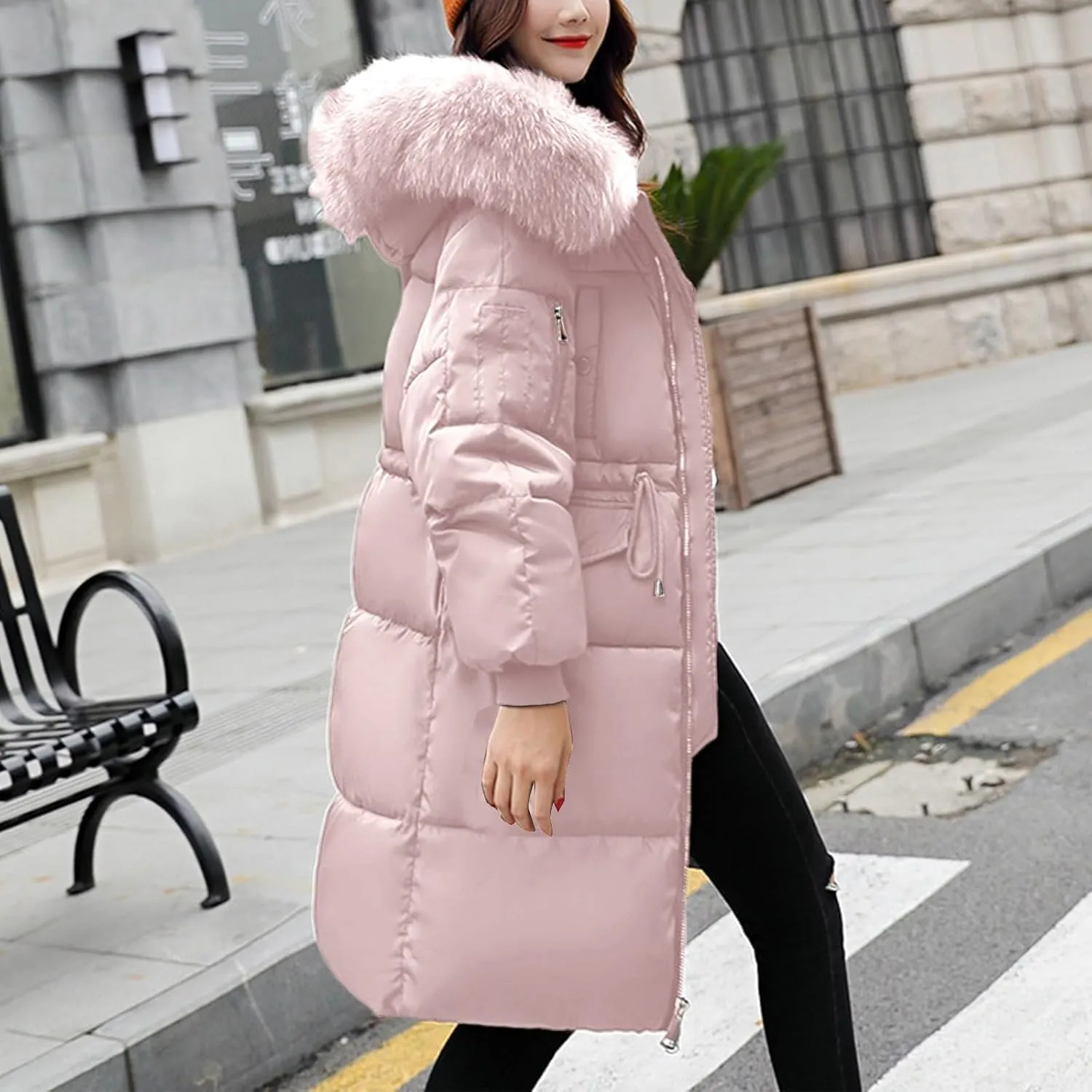 Women's Warm Winter Coats Oversized Shearling Fleece Fleece Jackets Outerwear Windproof Windbreaker Hooded Coats