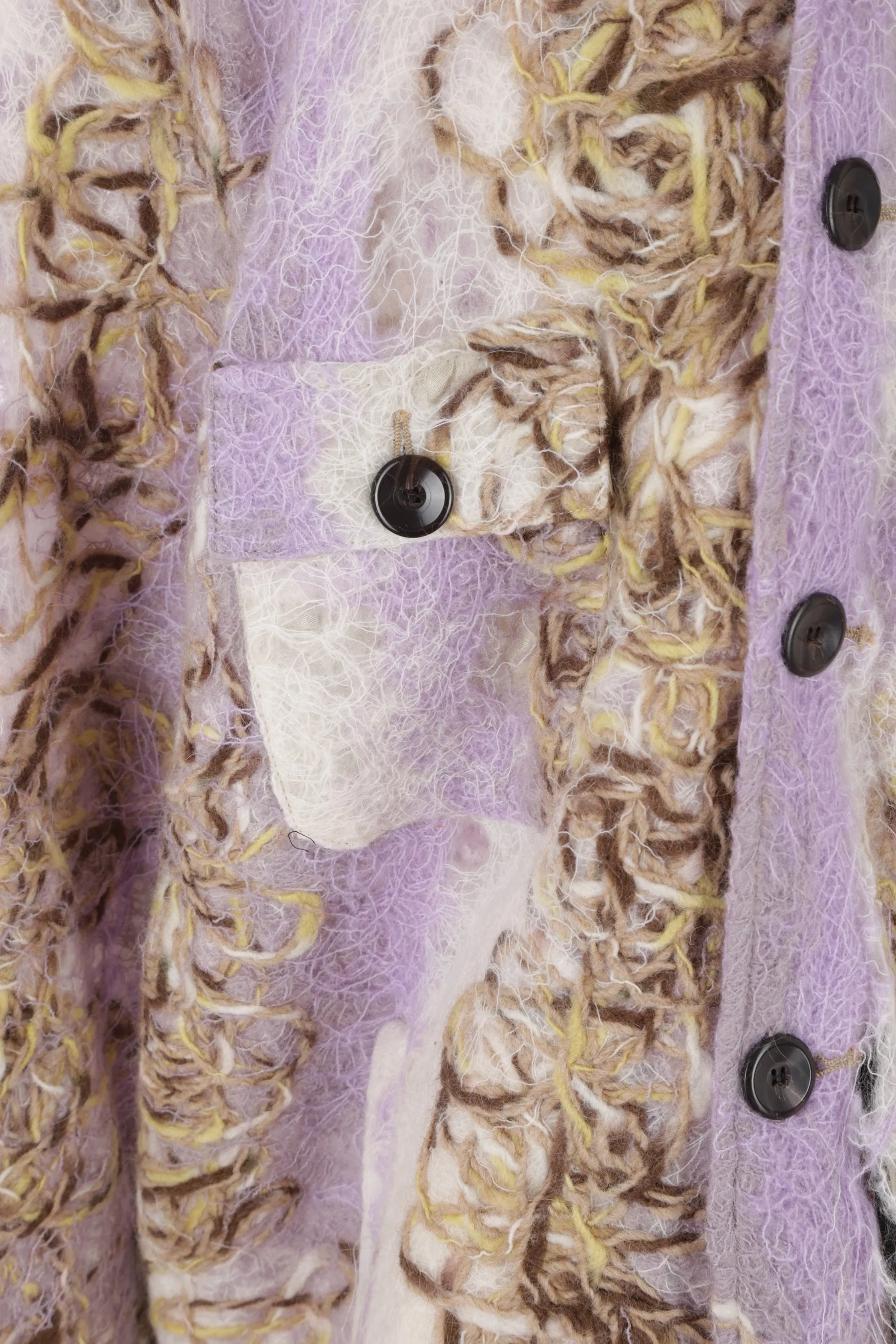 wool blend overshirt