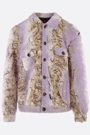 wool blend overshirt