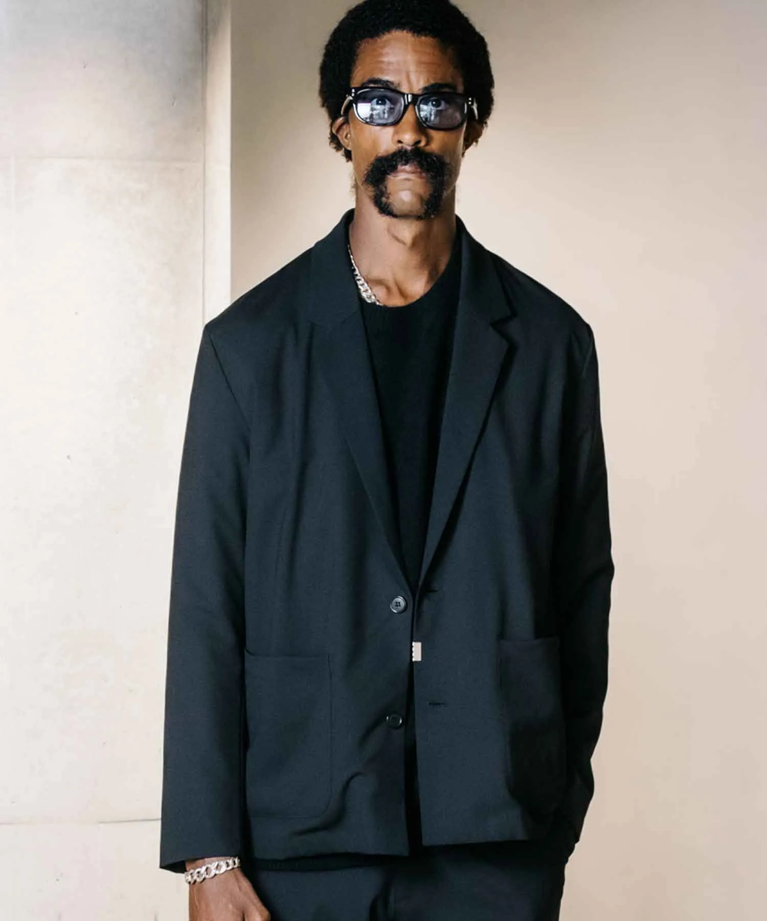 WOOL BLEND SUIT JACKET