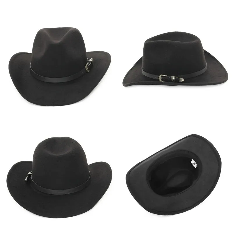 Wool Blended Western Cowboy Hat