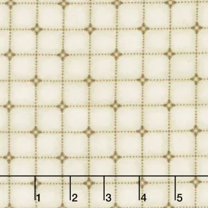 Woolies Heritage Flannel - Shirting Plaid Cream/Brown Yardage