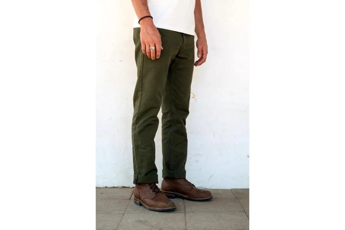 Workers Chino Slim Fit 14oz Slub Olive