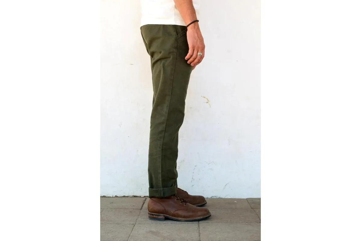 Workers Chino Slim Fit 14oz Slub Olive