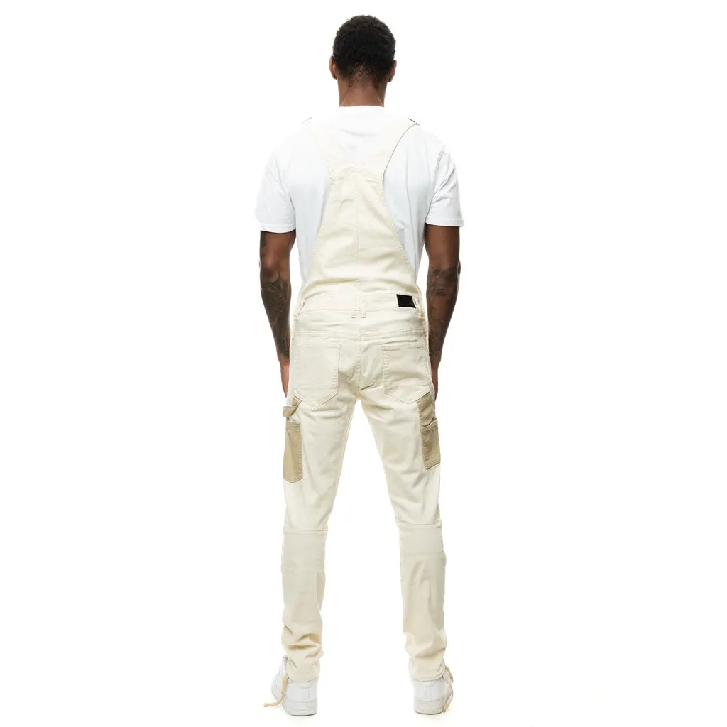 Workwear Canvas Overalls - Ecru