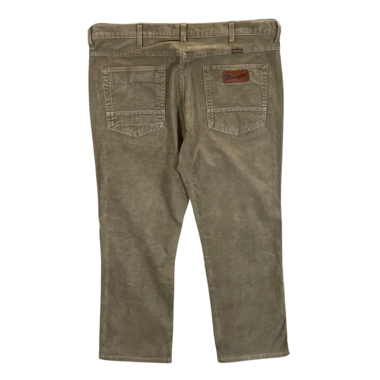 WRANGLER "Arizona" Classic Brown Corduroy Cord Straight Leg Trousers