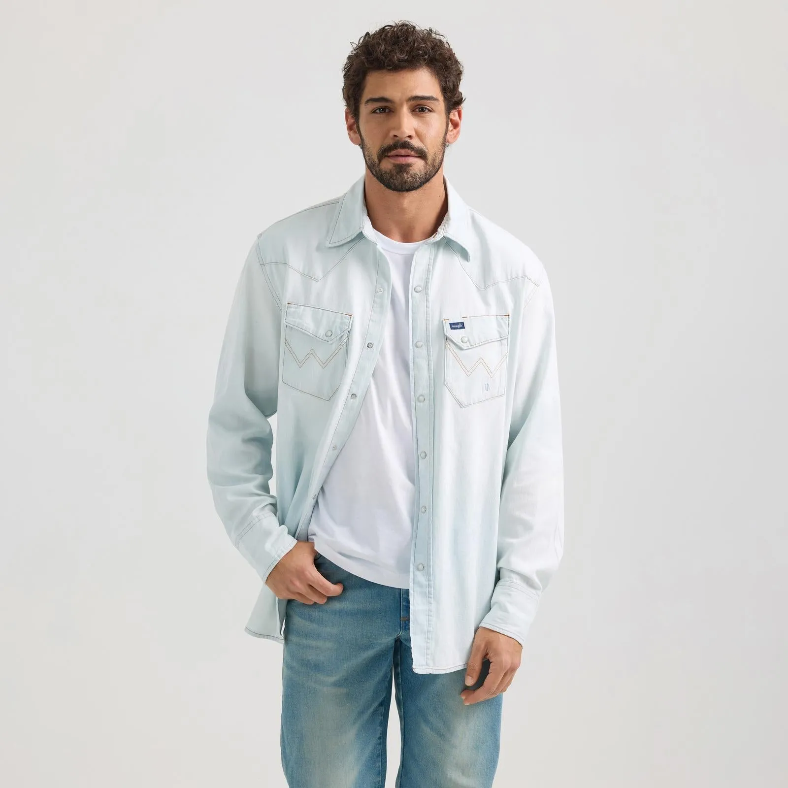 Wrangler Vintage Inspired Long Sleeve Shirt