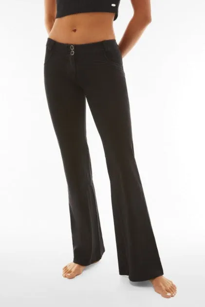 (WRUP29LF305-J7N) Low Waist WR.UP® Flared Black Jeans
