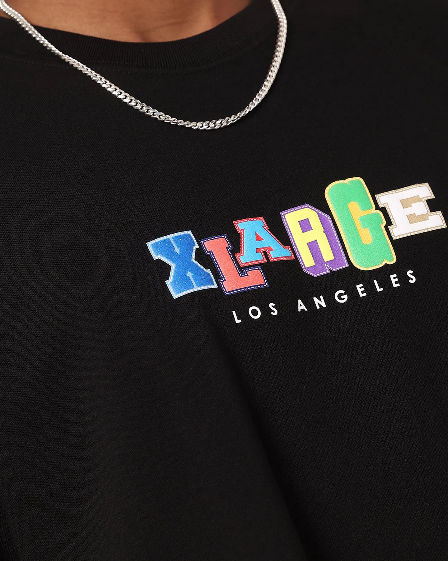 X-Large Colour College Short Sleeve T-Shirt Black