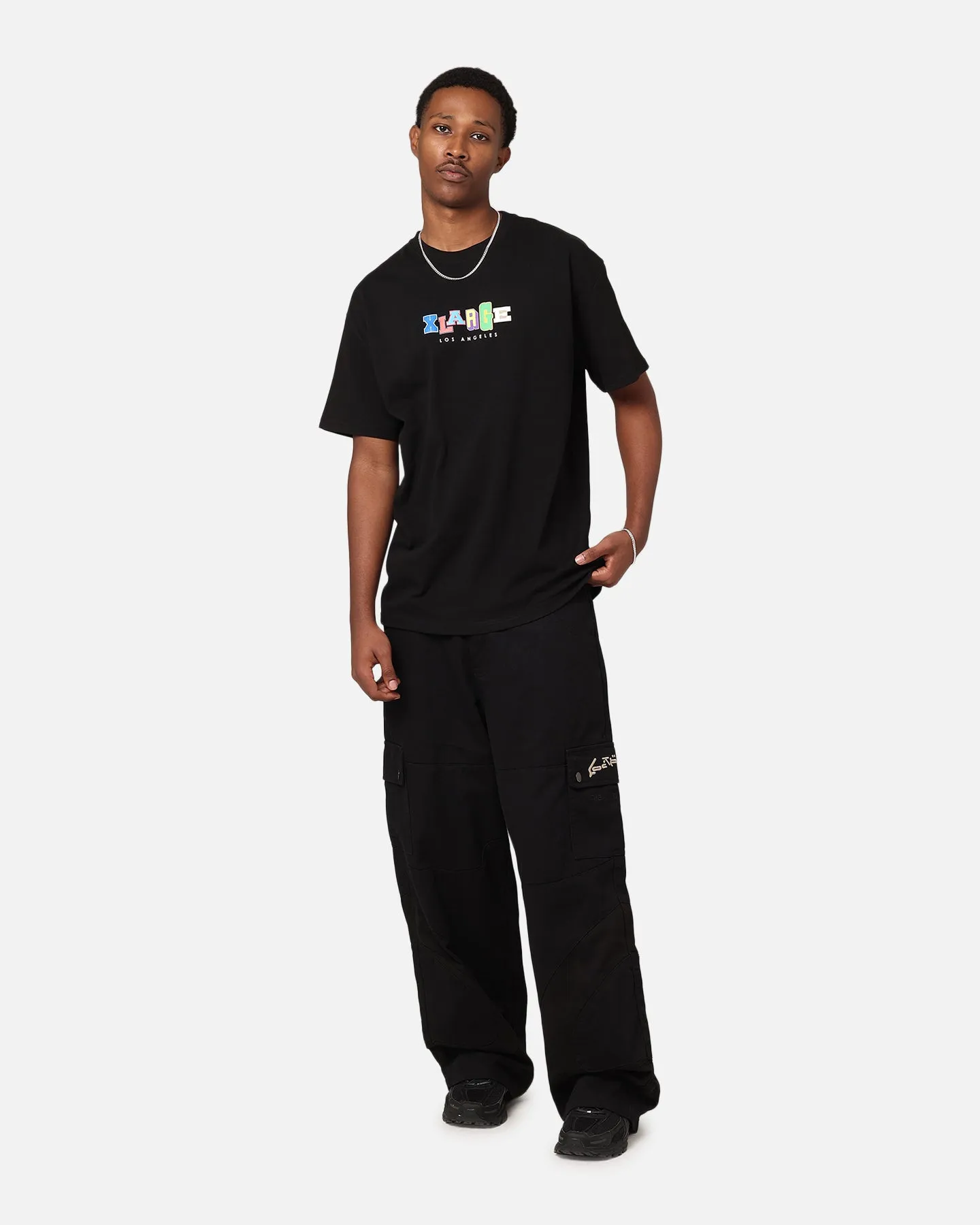 X-Large Colour College Short Sleeve T-Shirt Black