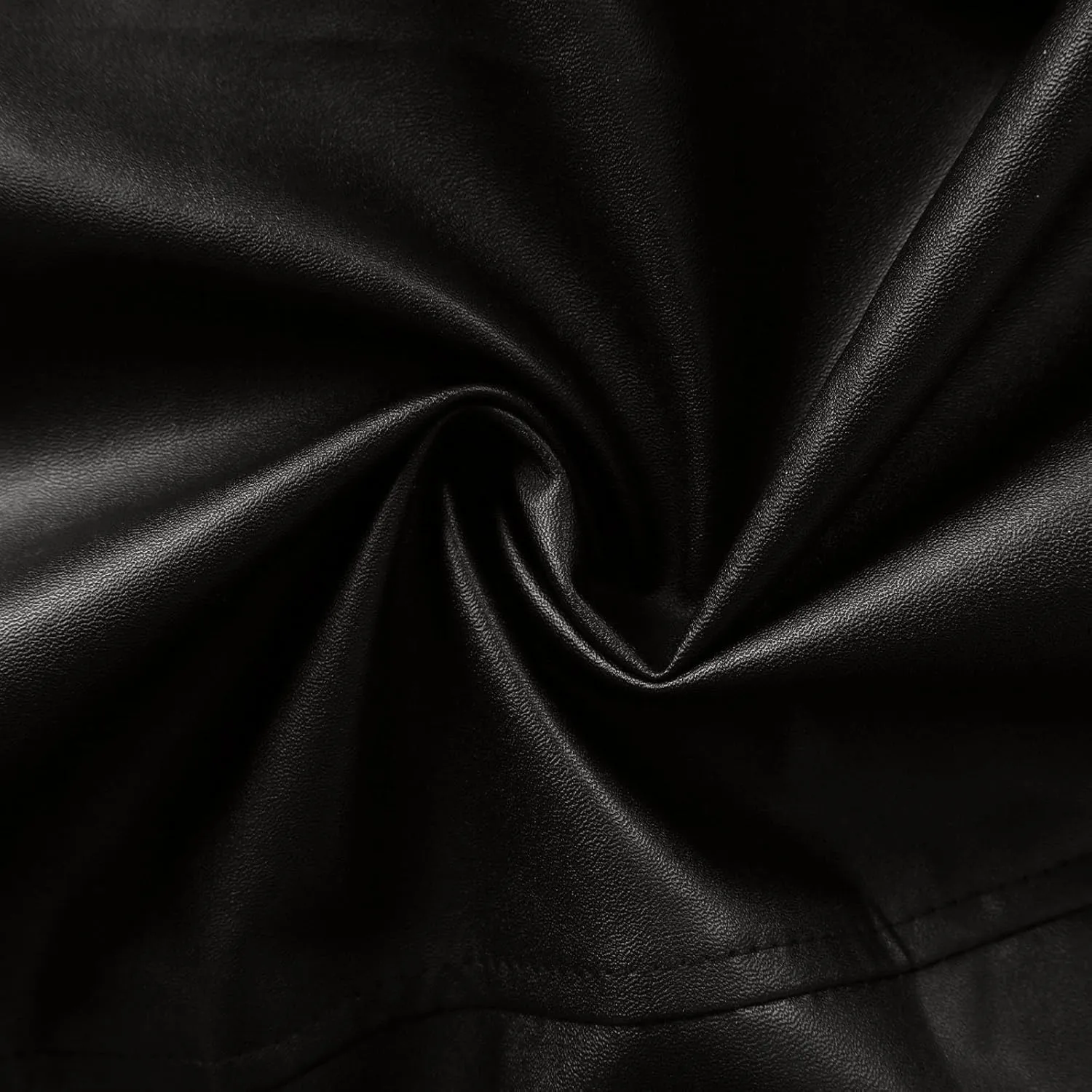 Xiaojmake Men's Black Leather Trench Coat Full Length Classic German Coat Double Breasted Pea Coats Long Duster Overcoat