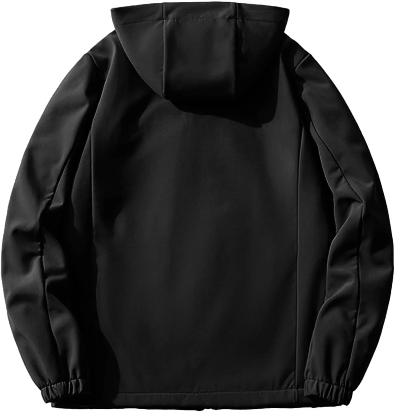 Xiaojmake Men's Tactical Jacket Casual Hooded Waterproof Rain Jacket Light Windbreaker Climbing Windproof Soft Shell Jackets