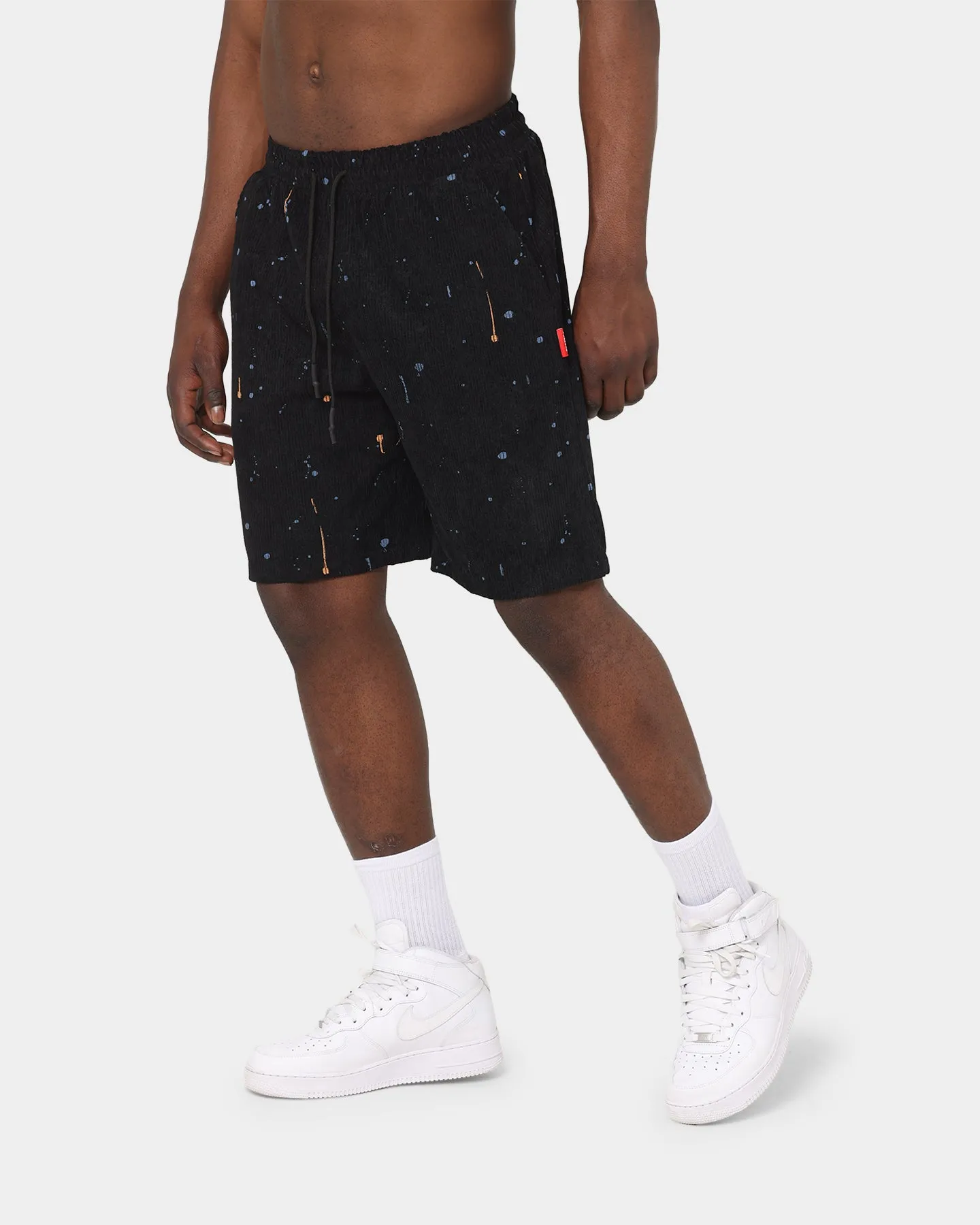 XXIII Magnus Paint Splatter Shorts Black