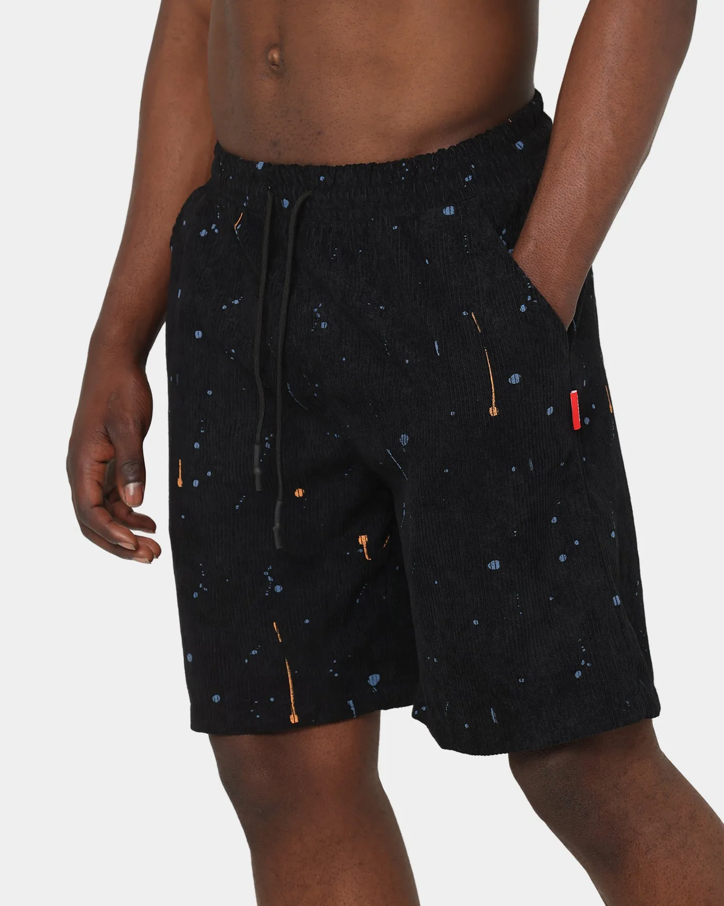 XXIII Magnus Paint Splatter Shorts Black