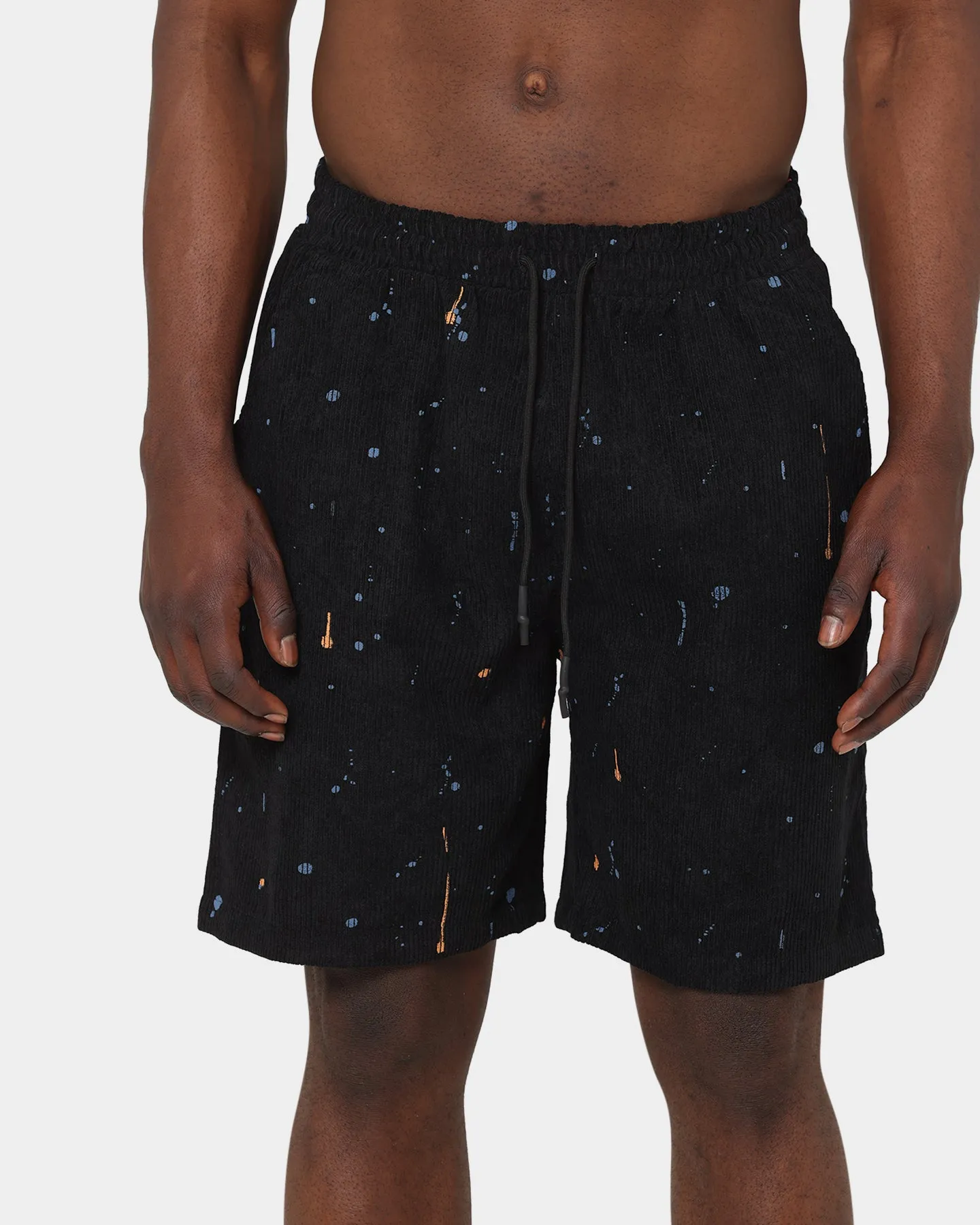 XXIII Magnus Paint Splatter Shorts Black