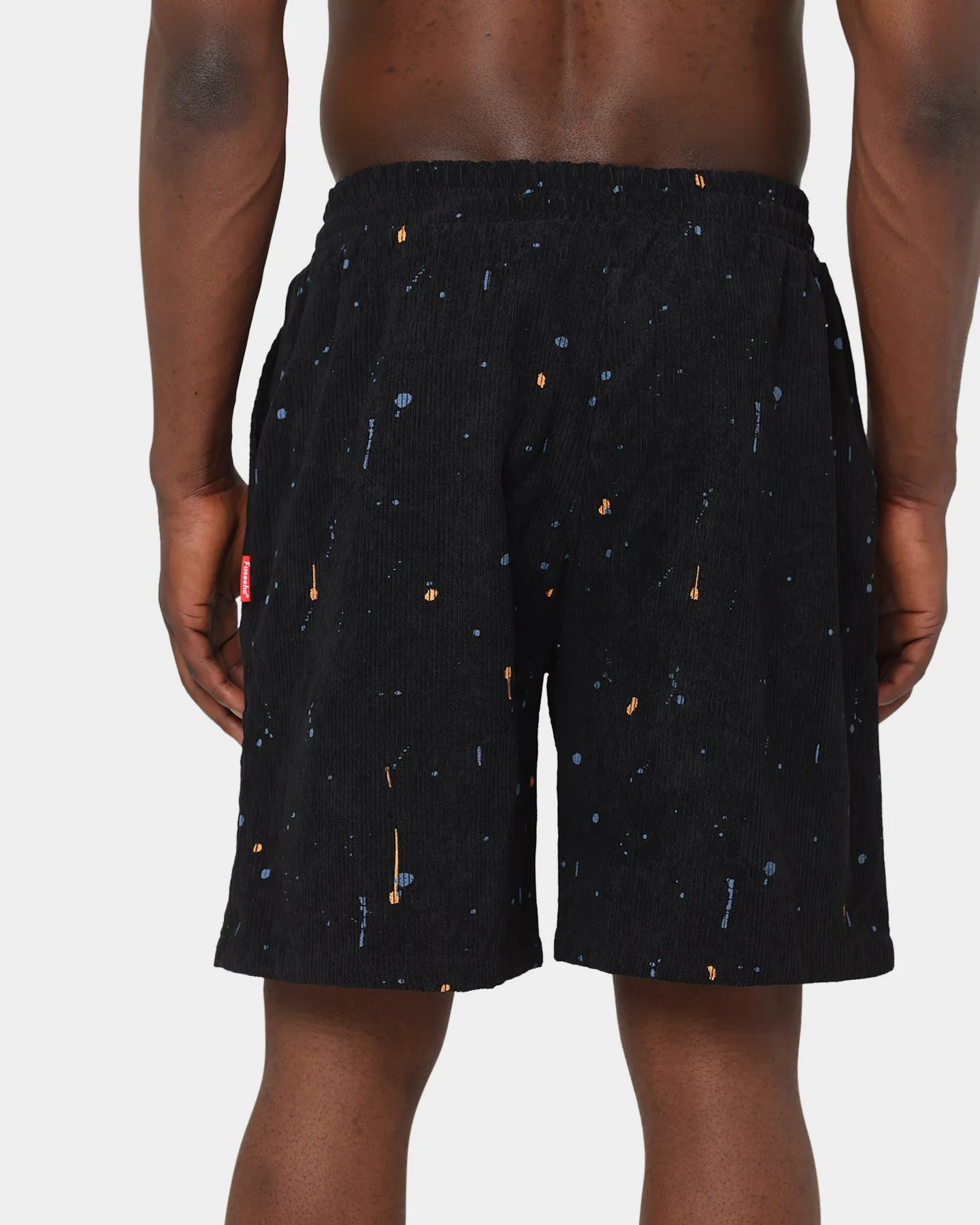 XXIII Magnus Paint Splatter Shorts Black