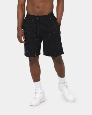 XXIII Magnus Paint Splatter Shorts Black