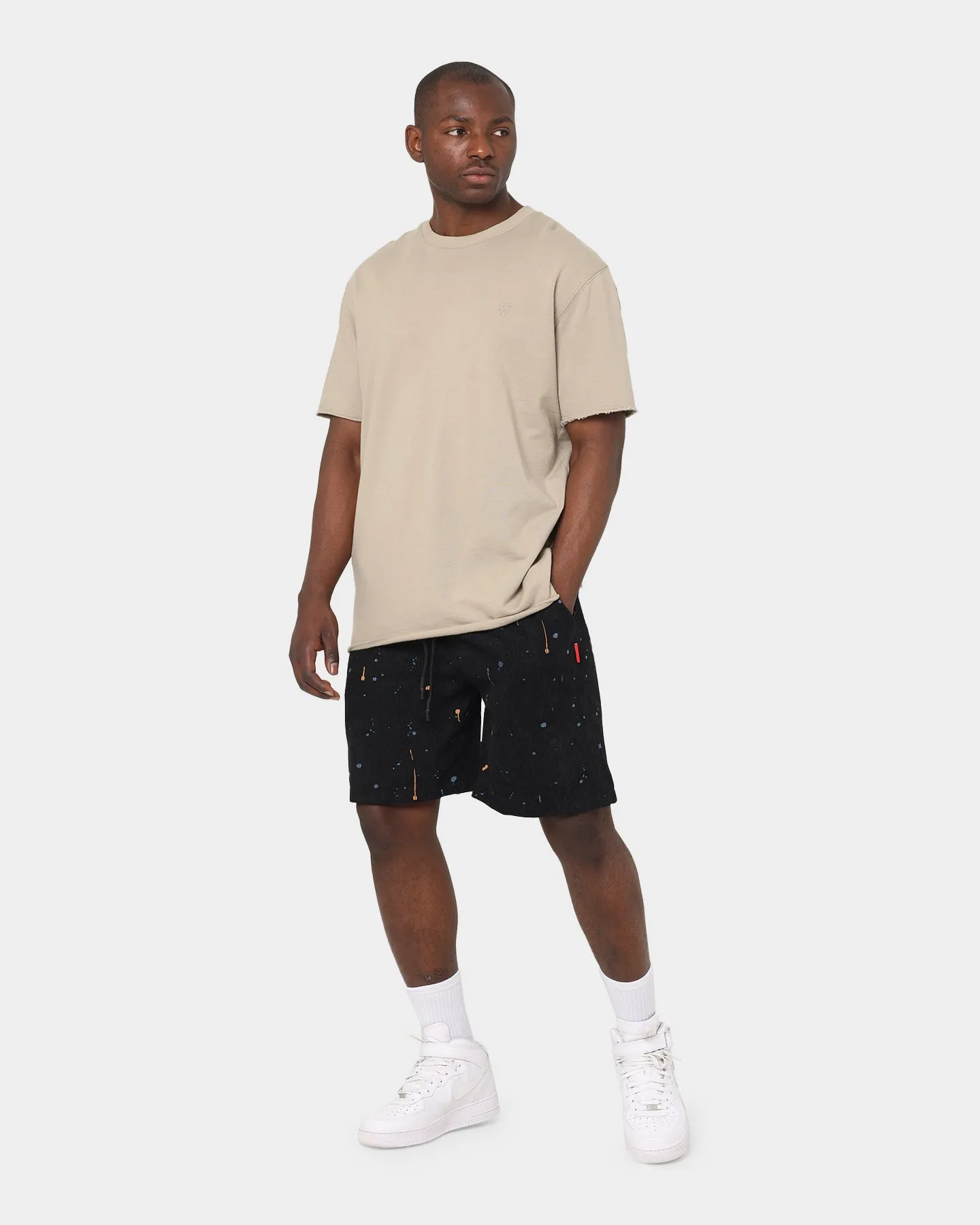 XXIII Magnus Paint Splatter Shorts Black