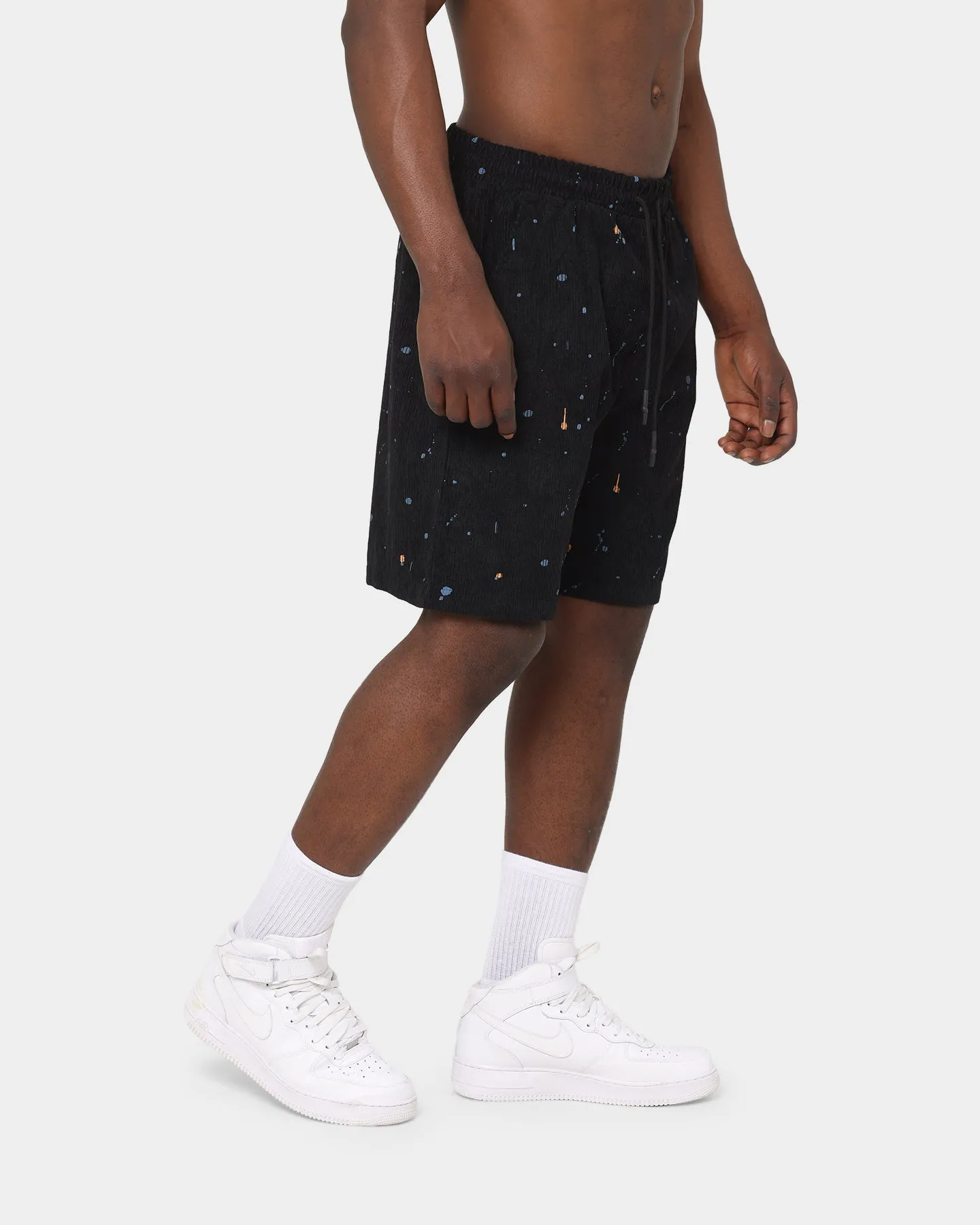 XXIII Magnus Paint Splatter Shorts Black