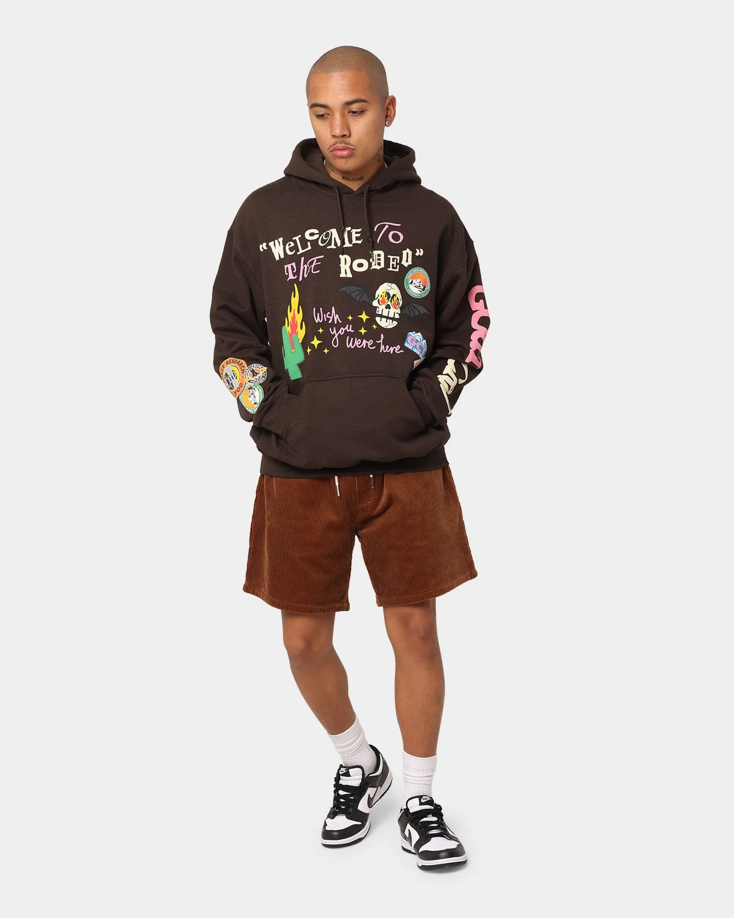XXIII Riven Cord Shorts Brown