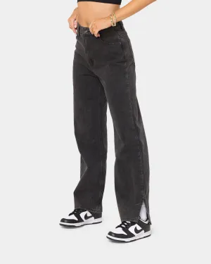 XXIII Women's Avril Wide Leg Jeans Black