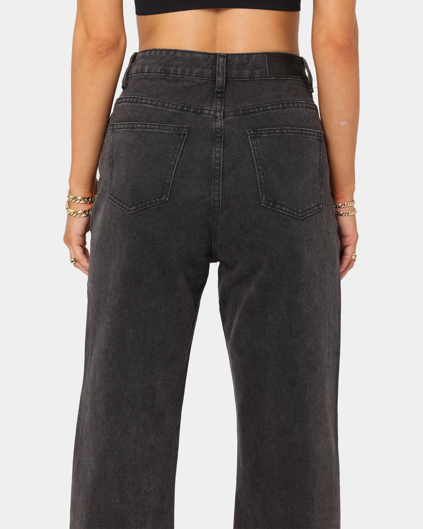 XXIII Women's Avril Wide Leg Jeans Black