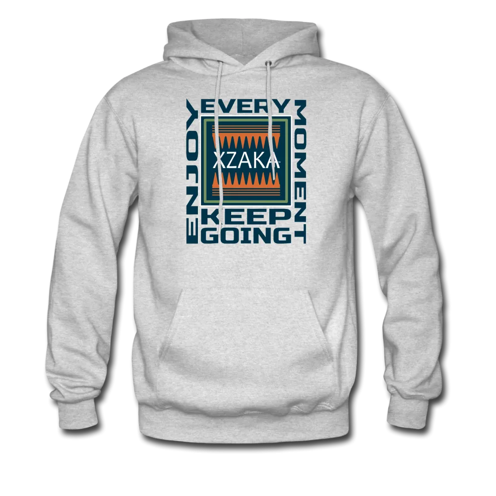 XZAKA - Men "Enjoy Every Moment" Motivational Hoodie