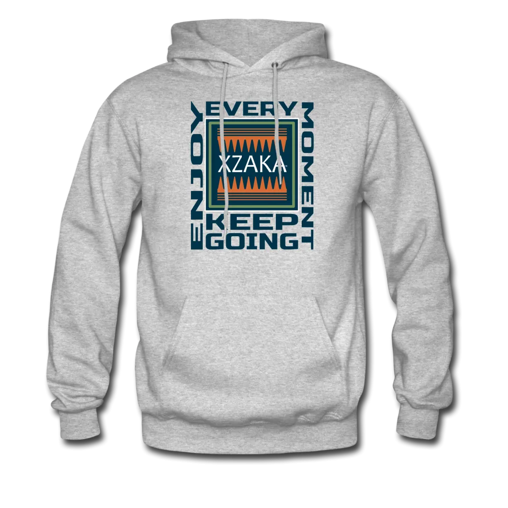XZAKA - Men "Enjoy Every Moment" Motivational Hoodie