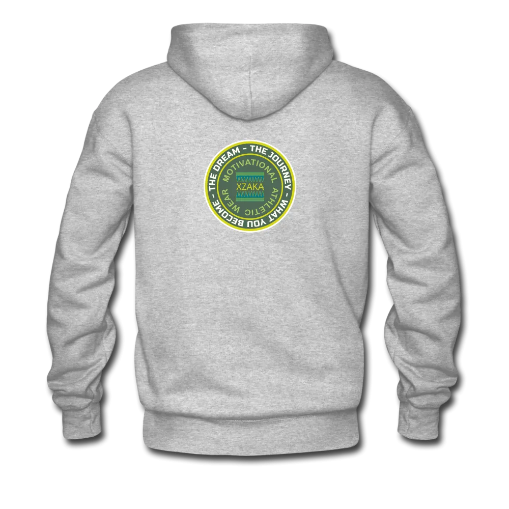 XZAKA - Men "MOVE" Motivational Hoodie - WHT