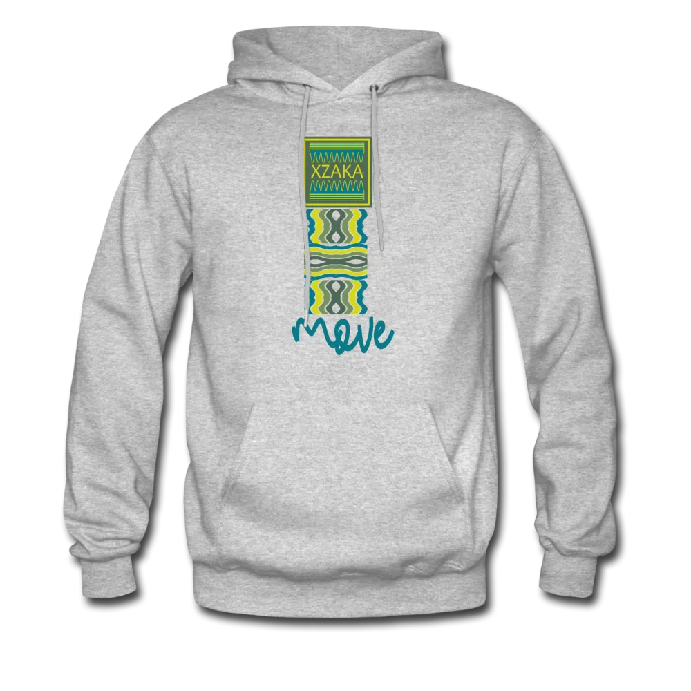 XZAKA - Men "MOVE" Motivational Hoodie - WHT