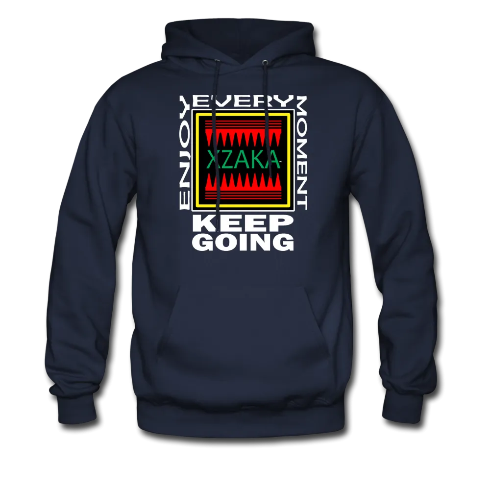 XZAKA - Men's "Enjoy Every Moment" Motivational Hoodie - KG-BK