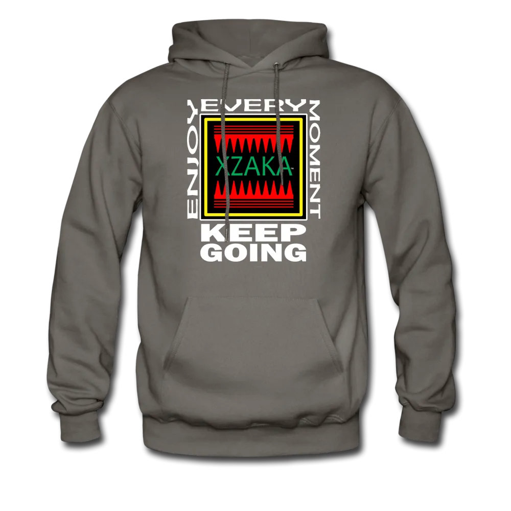 XZAKA - Men's "Enjoy Every Moment" Motivational Hoodie - KG-BK