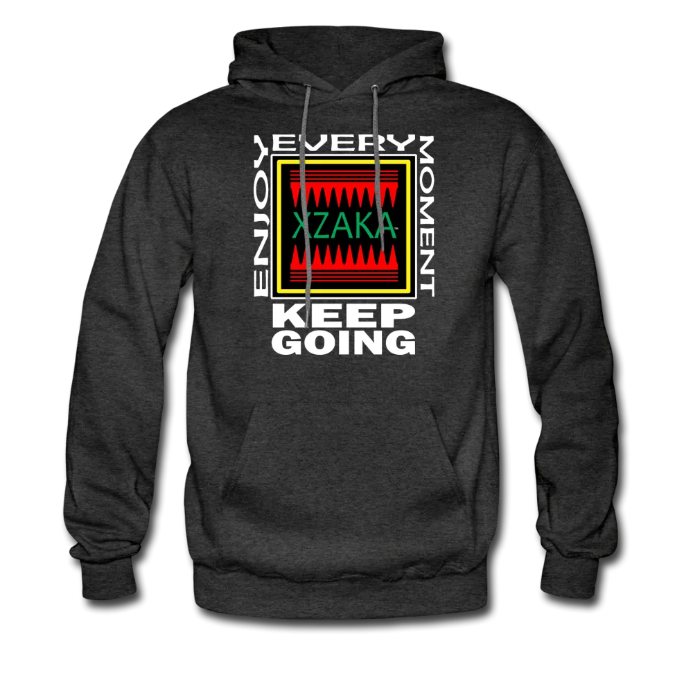 XZAKA - Men's "Enjoy Every Moment" Motivational Hoodie - KG-BK
