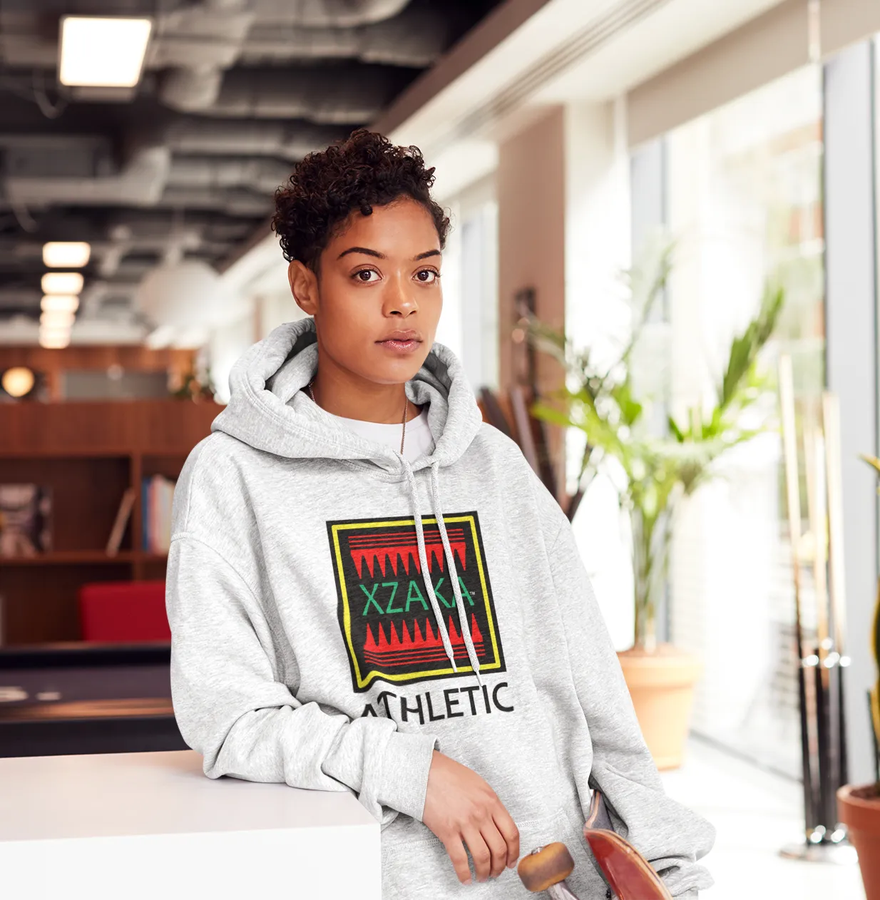 XZAKA Women Athletic Motivational Hoodie - W1279