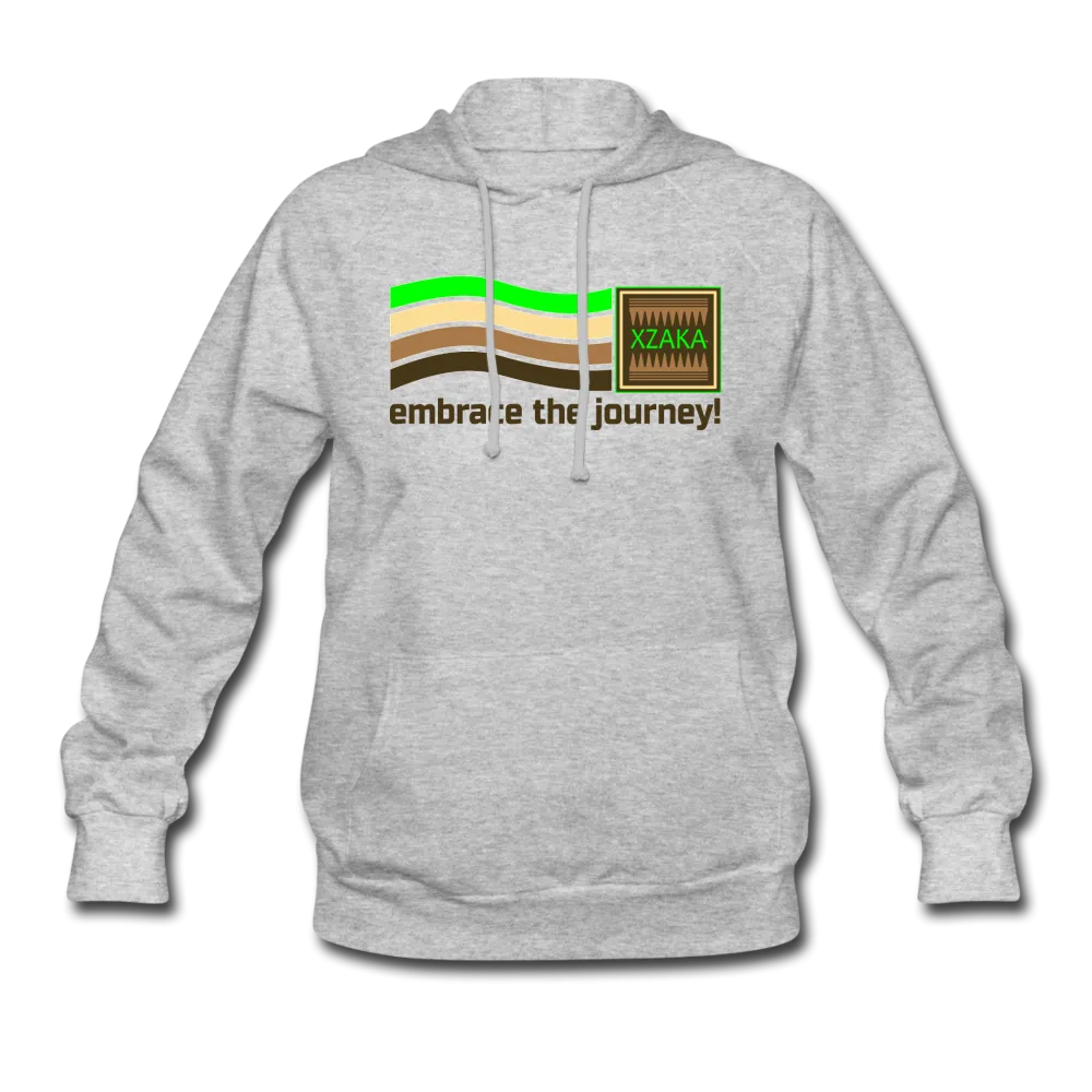 XZAKA Women "Embrace The Journey" Motivational Hoodie - W1285