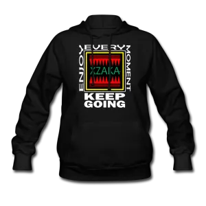 XZAKA Women "Enjoy Every Moment" Motivational Hoodie - W1266