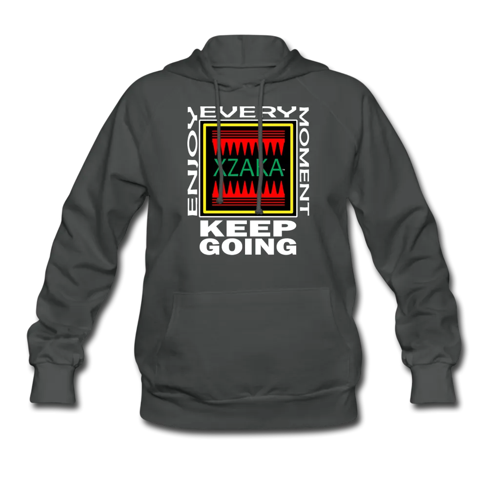 XZAKA Women "Enjoy Every Moment" Motivational Hoodie - W1266