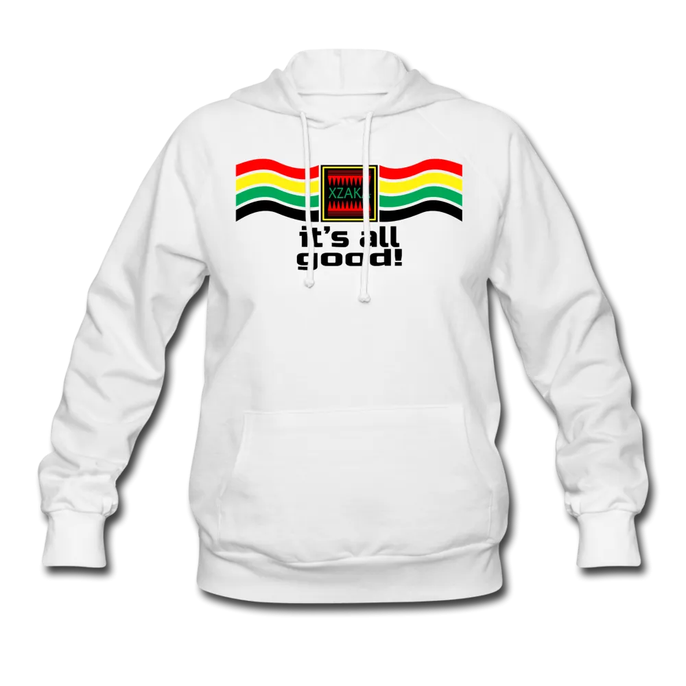 XZAKA Women "It's All Good" Motivational Hoodie - W1300