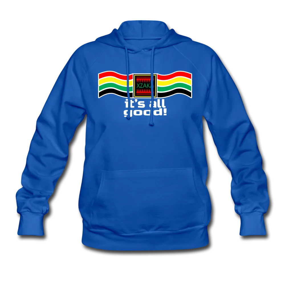 XZAKA Women "It's All Good" Motivational Hoodie - W1301