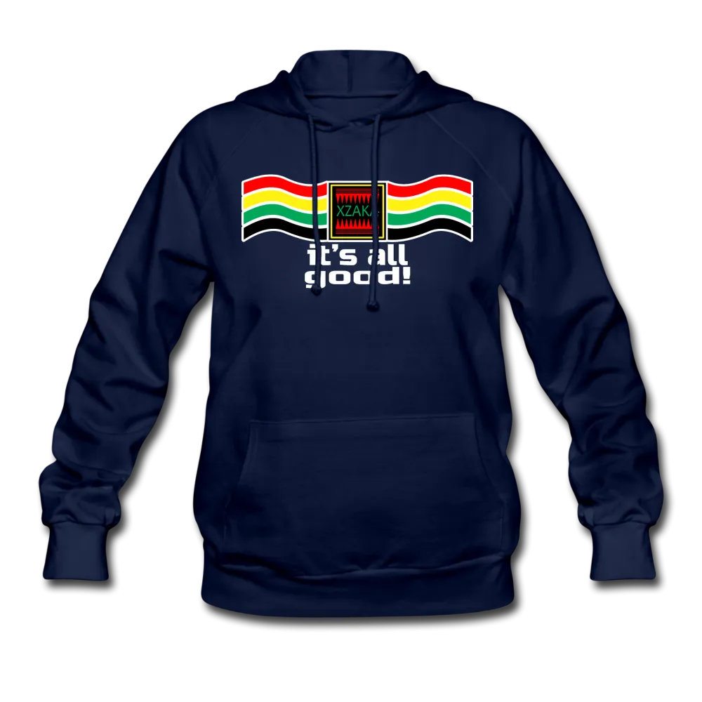 XZAKA Women "It's All Good" Motivational Hoodie - W1301