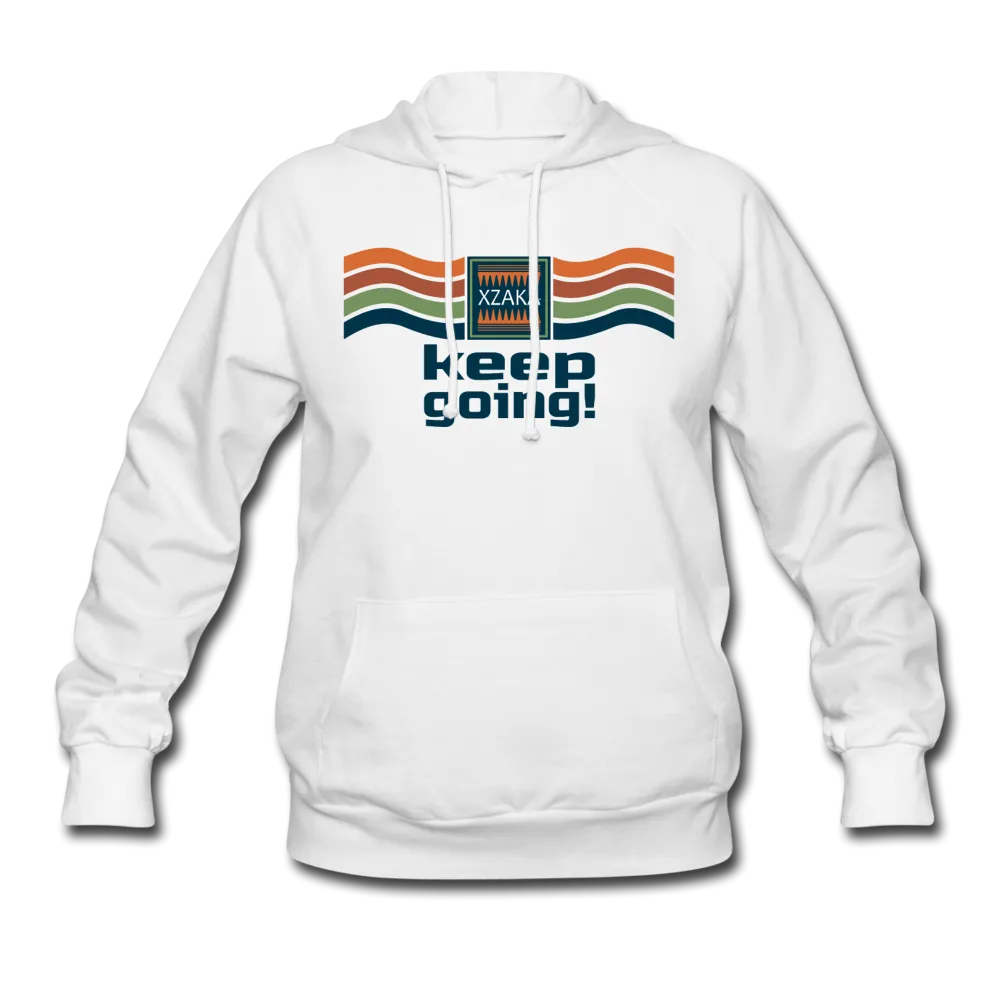 XZAKA Women "Keep Going" Motivational Hoodie - W1298