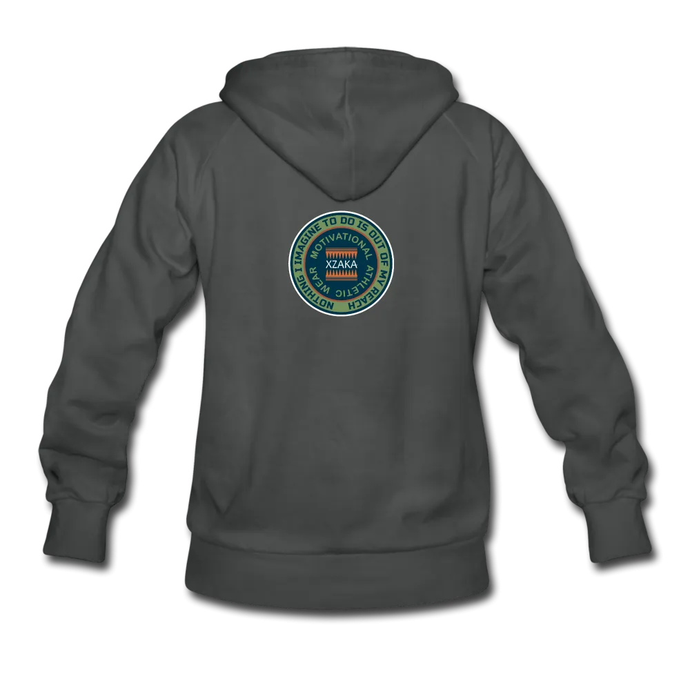 XZAKA Women "Keep Going" Motivational Hoodie - W1299