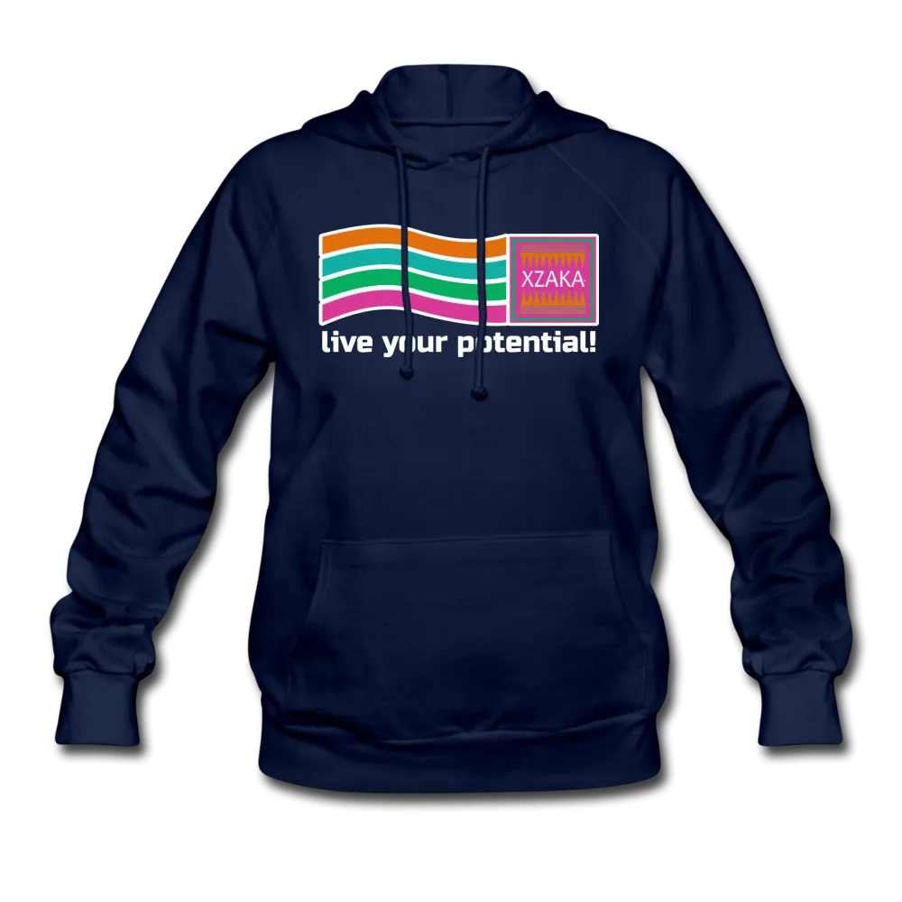 XZAKA Women "Live Your Potential" Motivational Hoodie - W1294