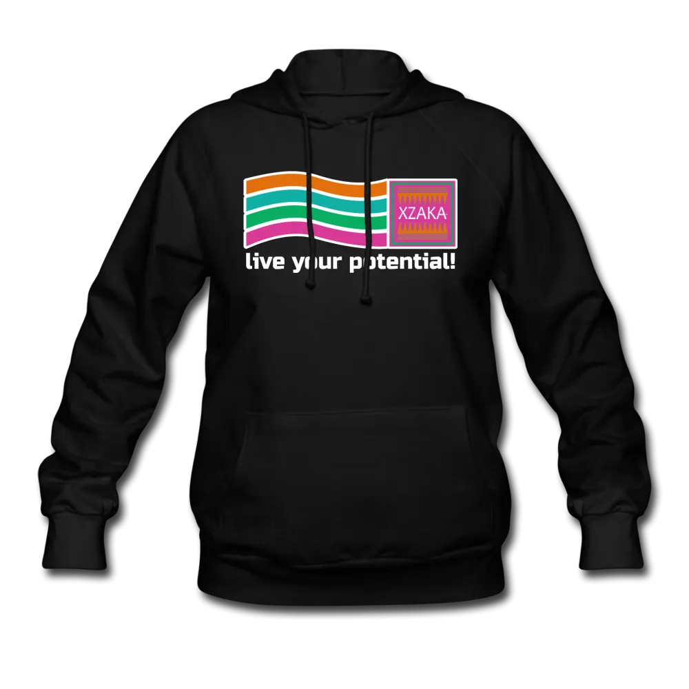 XZAKA Women "Live Your Potential" Motivational Hoodie - W1294