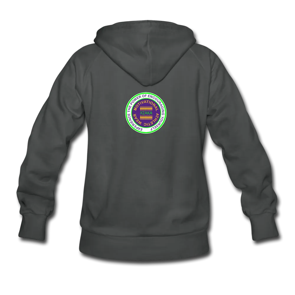 XZAKA Women "Never Give Up" Self Talk Motivational Hoodie - W1261